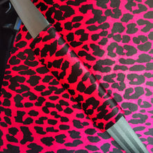 Load image into Gallery viewer, Leopard Cheetah Fuchsia Velvet Car Seat Covers and Seat Belt Covers for Vehicles, Front Seat Covers for Women, Car Decor, Gift for Her