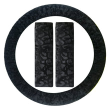 Load image into Gallery viewer, Leopard Cheetah Black Car Seat Covers Full Set for Vehicles, Front Seat and Back Seat Covers for Vehicles, Gift for Her/Him