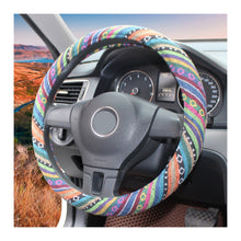Load image into Gallery viewer, Peruvian Ethnic Car Steering Wheel Cover, Universal Nonslip Steering Wheel Protector, Gift for Her/Him