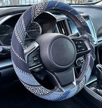 Load image into Gallery viewer, Mexican Serape Blanket Car Steering Wheel Cover, Universal Nonslip Steering Wheel Cover, Gift for Her/Him