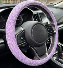 Load image into Gallery viewer, Car Steering Wheel Cover for Women, Luxurious Wool Tweed Steering Wheel Cover, Gift for Her