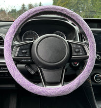Load image into Gallery viewer, Car Steering Wheel Cover for Women, Luxurious Wool Tweed Steering Wheel Cover, Gift for Her