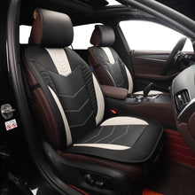 Load image into Gallery viewer, Luxury Leatherette Sporty Two-Tone Car Seat Covers for Vehicles, Universal Front Seat Covers