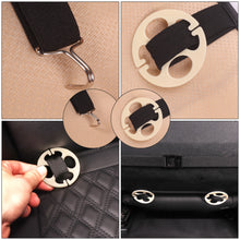 Load image into Gallery viewer, Luxurious Leatherette Black Car Seat Bottom Covers for Front Seats, Nonslip Padded Car Seat Cushions with Storage Pockets for Cars