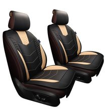 Load image into Gallery viewer, Luxury Leatherette Sporty Two-Tone Car Seat Covers for Vehicles, Universal Front Seat Covers