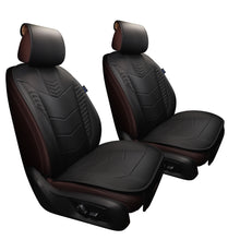 Load image into Gallery viewer, Luxury Leatherette Sporty Two-Tone Car Seat Covers for Vehicles, Universal Front Seat Covers