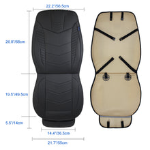 Load image into Gallery viewer, Luxury Leatherette Sporty Two-Tone Car Seat Covers for Vehicles, Universal Front Seat Covers