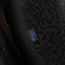 Load image into Gallery viewer, Leopard Cheetah Black Car Seat Covers Full Set for Vehicles, Front Seat and Back Seat Covers for Vehicles, Gift for Her/Him
