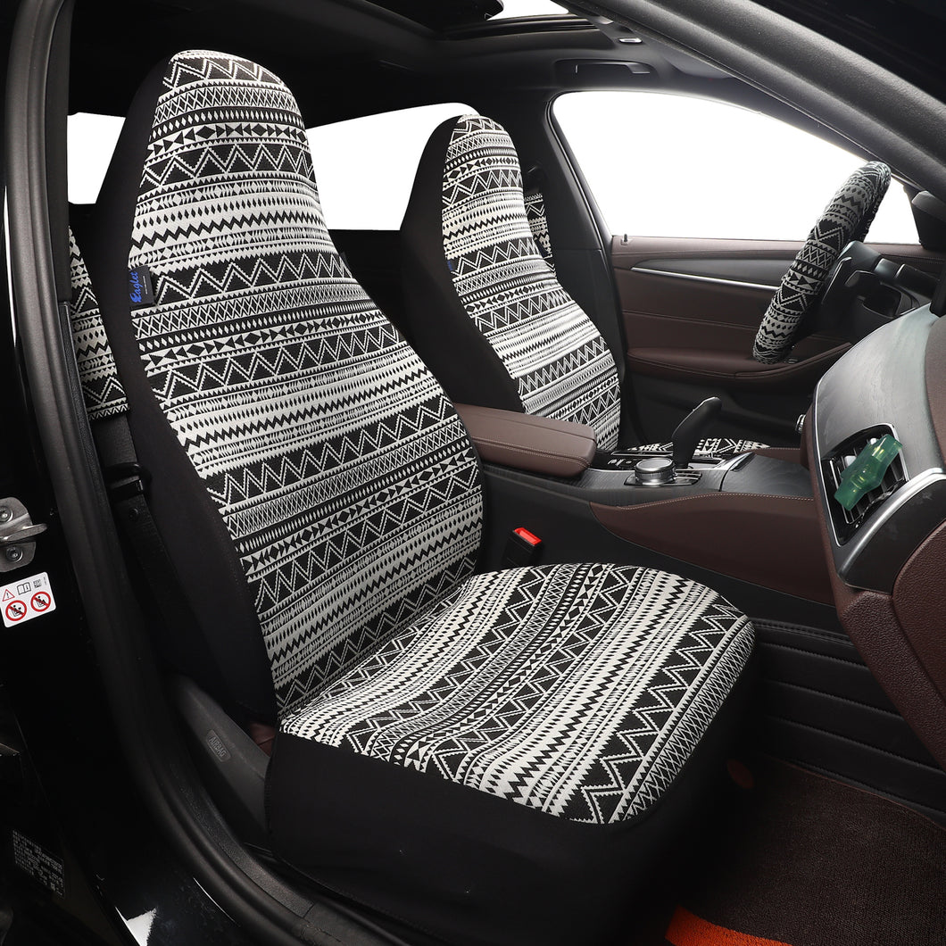 Boho Ethnic Car Seat Covers for Front Seats, Ethnic Front Seat Covers, Gift for Him/Her