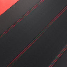 Load image into Gallery viewer, Sporty Red/Black Premium Leatherette Car Seat Covers Full Set, Front Seat and Back Seat Covers for Vehicles
