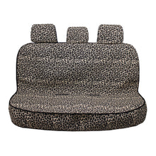 Load image into Gallery viewer, Beige Leopard Cheetah Car Seat Covers Full Set, Front and Back Seat Covers for Vehicles, Car Decor, Gift for Her/Him
