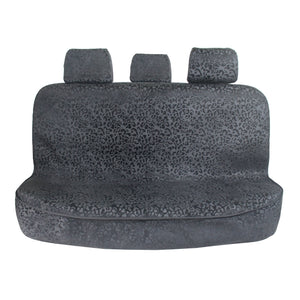 Leopard Cheetah Black Car Seat Covers Full Set for Vehicles, Front Seat and Back Seat Covers for Vehicles, Gift for Her/Him