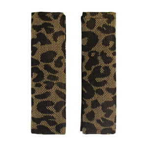 Leopard Cheetah Animal Print Handmade Front Set Car Seat Covers for Vehicles, Gift for Her/Him