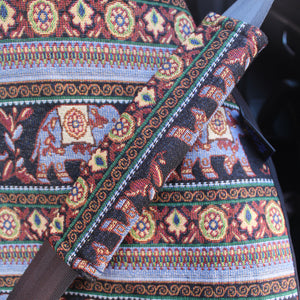 Elephant Handmade Car Seat Covers Front Set for Vehicles, Front Seat Covers, Gift for Her/Him