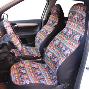 Elephant Handmade Car Seat Covers Front Set for Vehicles, Front Seat Covers, Gift for Her/Him