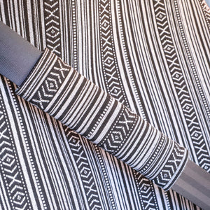 Bohemian Black/White Stripes Car Seat Covers Full Set, Front Seat and Back Seat Covers for Vehicles, Gift for Her/Him