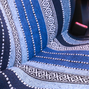 Mexican Serape Car Seat Covers Full Set, Front Seat and Back Seat Covers for Vehicles