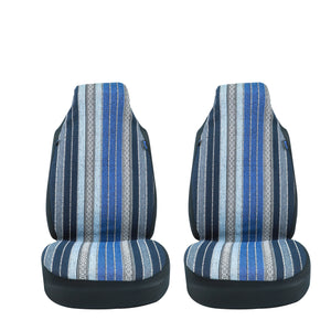 Mexican Serape Car Seat Covers Full Set, Front Seat and Back Seat Covers for Vehicles