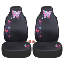 Load image into Gallery viewer, Rose Butterfly Car Seat Covers for Front Seats, Front Seat Covers for Women, Gift for Her
