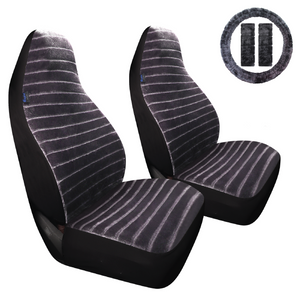 Soft Fur Car Seat Covers for Vehicles Front Sets, Warm Front Seat Covers for Winter, Gift for Her/Him