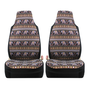 Elephant Handmade Car Seat Covers Front Set for Vehicles, Front Seat Covers, Gift for Her/Him