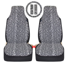 Load image into Gallery viewer, Leopard Cheetah Animal Car Seat Covers for Front Seats, Front Seat Covers, Car Decor, Gift for Her/Him
