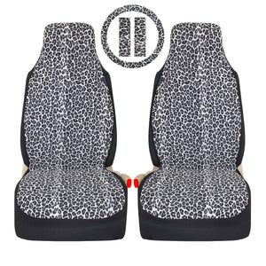 Leopard Cheetah Animal Car Seat Covers for Front Seats, Front Seat Covers, Car Decor, Gift for Her/Him