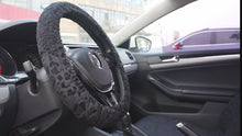 Load and play video in Gallery viewer, Leopard Cheetah Black Car Seat Covers Full Set for Vehicles, Front Seat and Back Seat Covers for Vehicles, Gift for Her/Him
