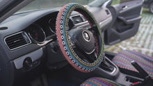 Load and play video in Gallery viewer, Peruvian Handmade Car Seat Covers Full Set for Vehicles, Front Seat and Back Seat Covers
