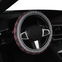 Load image into Gallery viewer, Inca Woven Blanket Stripes Ethnic Universal Car Seat Covers Full Set, Steering Wheel Cover and Seat Belt Comforters for Vehicles
