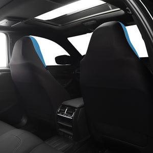 Sporty Black/Blue Premium Leatherette Car Seat Covers Full Set, Front Seat and Back Seat Covers for Vehicles