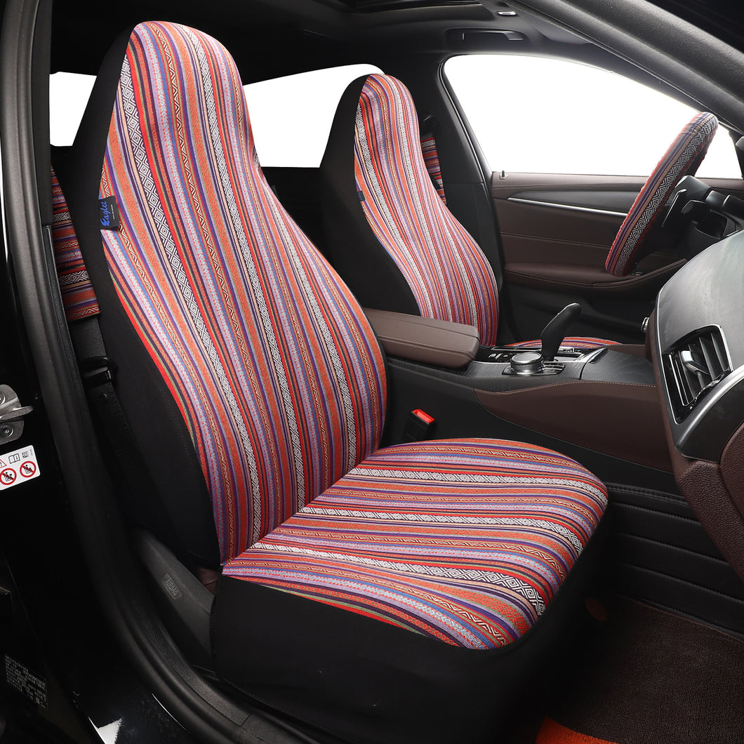 Boho Purple Car Seat Covers for Vehicles Front Seats, Front Seat Covers for Women, Gift for Her
