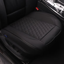 Load image into Gallery viewer, Luxurious Leatherette Black Car Seat Bottom Covers for Front Seats, Nonslip Padded Car Seat Cushions with Storage Pockets for Cars
