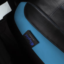 Load image into Gallery viewer, Sporty Black/Blue Premium Leatherette Car Seat Covers Full Set, Front Seat and Back Seat Covers for Vehicles
